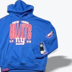 NFL Officially Licensed New York Giants Hoodie Blue Men Small GMen NFL Merch NEW